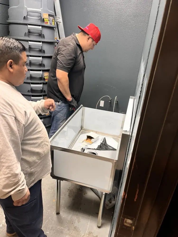 Commercial plumbing and sink installation in Wheeler Springs