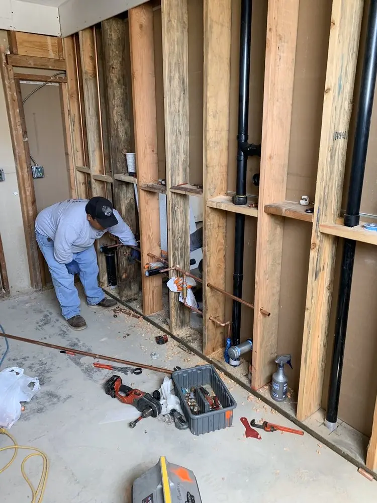 Commercial rough-in plumbing for Gas Line Repair in Wheeler Springs